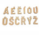 Zdobení výrobku písmenky-1 písmeno